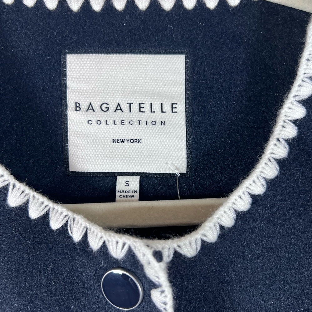 Bagatelle Black Jacket White Trim • Chanel Inspired Blazer Cardigan - Picture 4 of 4